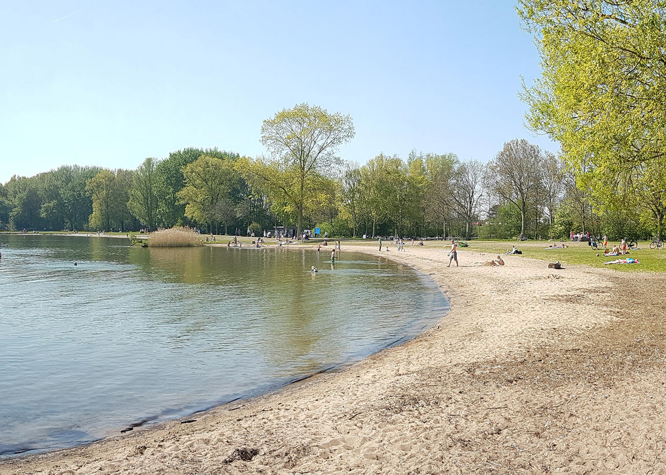 Problemen met het strandje Julianapark – schriftelijke vragen aan het college